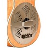 Gold Tone Left-Handed Concert-Scale Curly Maple Resonator Ukulele with Gig Bag Natural - 4 of 4