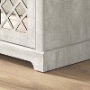 Galano Mirrored 4-Door TV Stand with Concealed Storage 59.6" W × 15.7" D × 29.3" H - 3 of 4