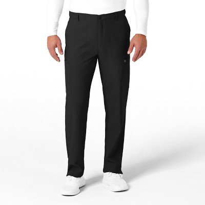 Wink W123 Men's Flat Front Cargo Scrub Pant
