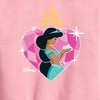 Boys' - Disney - Jasmine Heart Graphic Long Sleeve Fleece Sweatshirt - 2 of 4