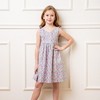 Hope & Henry Girls' Sleeveless Bow Shoulder Swing Dress, Toddler - 2 of 4
