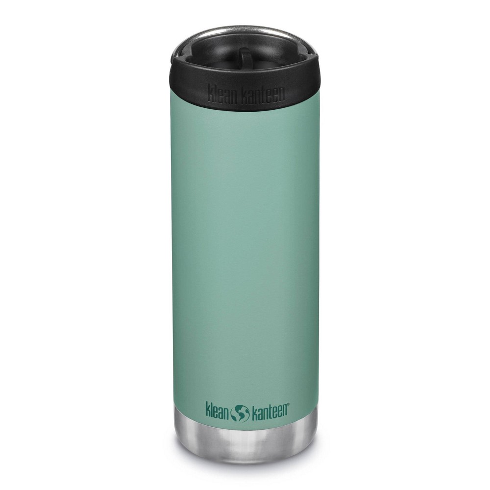Klean Kanteen 16oz Stainless Steel TKWide Water Bottle with Cafe Cap - Beryl Green