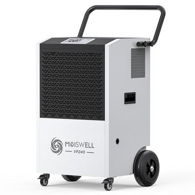 Moiswell Commercial Dehumidifier with Pump - Covers Large Spaces up to 7,500-8,000 Sq Ft