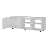 Sapphtopaz Modern TV Stand for TVs Up to 70" with Open Shelves & Storage Cabinet Entry Table with Single-Door Design,TV Stands for Living Room - 4 of 4