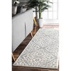 Nuloom Jaime Vintage Trellis Area Rug, Runner 2' 8" x 12', Gray - 2 of 4