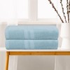 Unique Bargains Soft Highly Absorbent Quick Dry Bath Towels 2 Pcs - 3 of 4