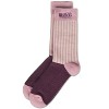 Memoi Women's Inspirations Embroidered Cuff Crew Socks - 3 of 3