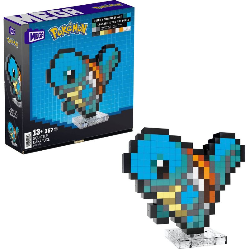 MEGA Pokemon Squirtle Building Toy Kit - 367pc, 1 of 7