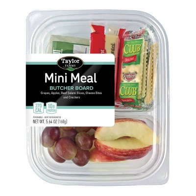 Taylor Farms Mini Meal Butcher Board Snack Tray - 5.64oz