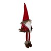 Northlight Sitting Plush Gnome with Dangling Legs Christmas Figure - 22" - Red - image 4 of 4