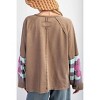 Women's Floral Patchwork Sweatshirt - Easel - 2 of 2