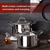 Alva Maestro 10-Piece Professional Cookware Collection Premium Nonstick Frying Pans, Stock Pot, Saucepan & Saute Pan w/ Lid Non-Toxic Pots & Pans Set - 2 of 4