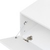 GlasFlength TV Stands and Consoles Fashion TV Stand Modern Entertainment Center with Storage Media Console for Living Room, White, 67.32"*18.9"*5.12" - 4 of 4