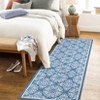Washable Floral Living Room Rugs, Indoor Modern Soft Non Slip Textured Carpet for Bedroom Dining Room Office - 3 of 4
