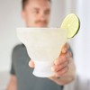 HOST Glass Margarita Freeze Insulated Gel Chiller Double Wall Frozen Cocktail, Set of 2 Margarita Glasses, One Size, Clear - 3 of 4