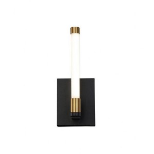 Artcraft Lighting Infiniti 1 - Light Sconce in  Matte Black/Brass - 1 of 4