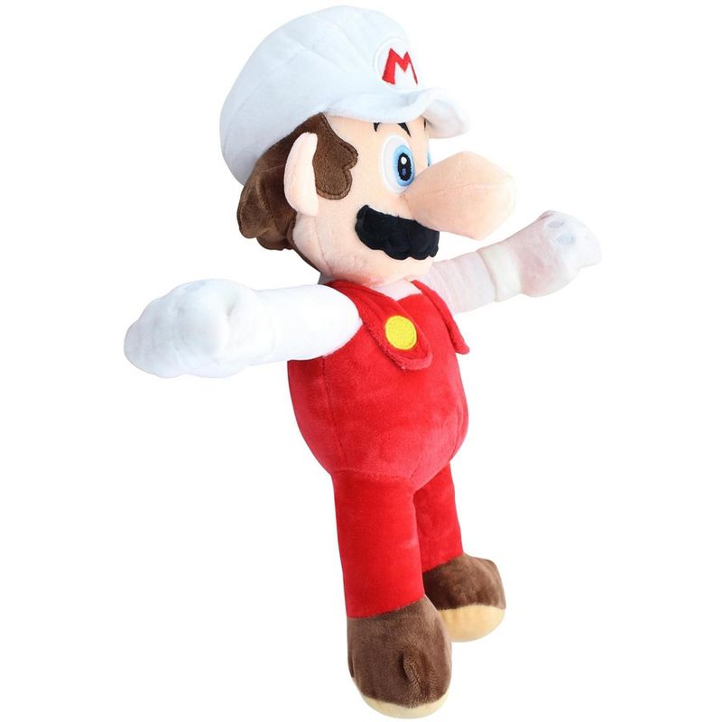 Chucks Toys Super Mario 16 Inch Character Plush | Fire Mario, 2 of 4