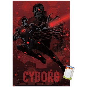Trends International DC Comics: Dark Artistic - Cyborg Unframed Wall Poster Prints - 1 of 4