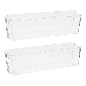 Okuna Outpost 2 Pack Plastic Freezer Organizers, Breastmilk Storage Containers (14.5 x 4 x 3.75 In) - 1 of 4