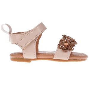 bebe Girl's Shoes - Infant Flats with Glitter and Rhinestone - Flats for Infants - 1 of 4