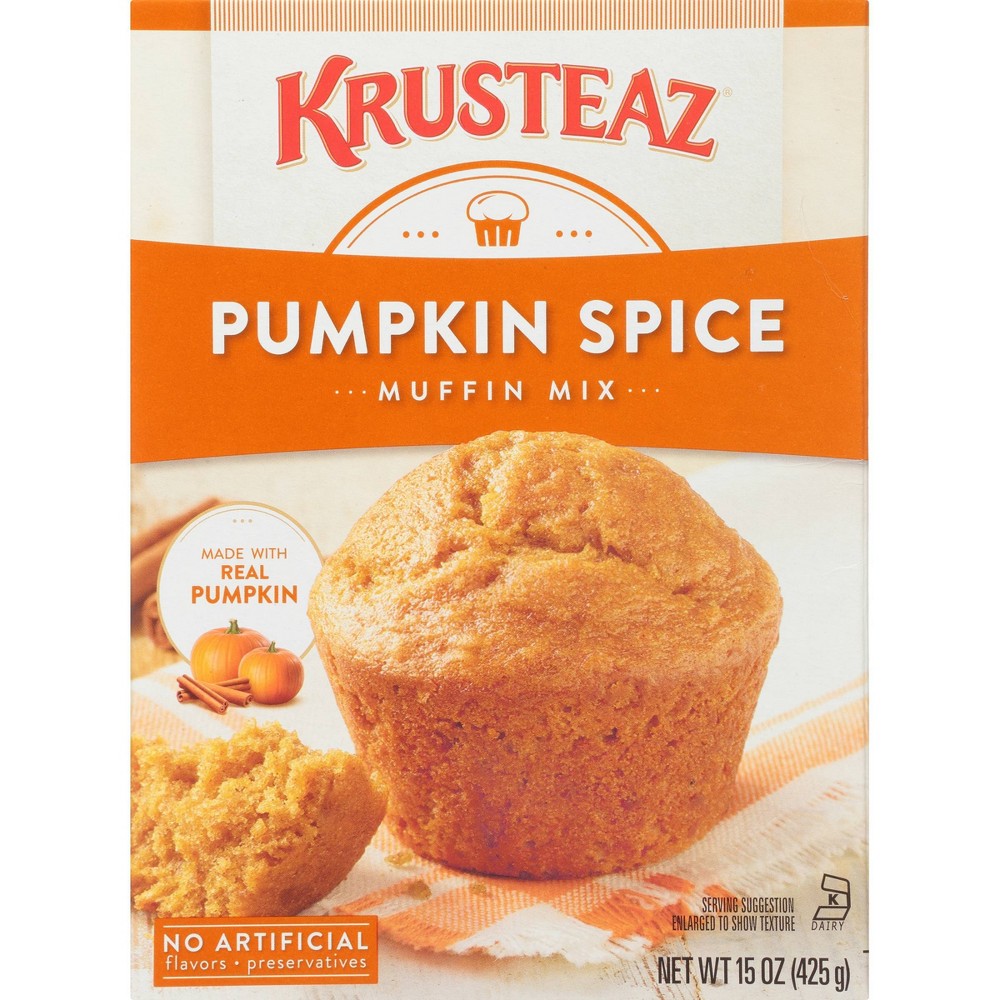 UPC 041449102559 product image for Krusteaz Pumpkin Spice Muffin - 15oz | upcitemdb.com