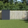 'vidaXL Chicken Cage with Extended Run - Durable Galvanized Steel Construction, Anthracite Color - Ideal for Chickens and Small Animals - 2 of 4