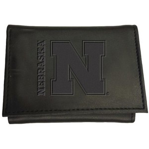 Evergreen University of Nebraska Tri Fold Leather Wallet - 1 of 2