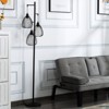 Aukfa 66.1" Modern Tree Floor Lamp with 3 Adjustable Cage Lampshades – Elegant Lighting for Bedroom, Living Room & Office - 3 of 4