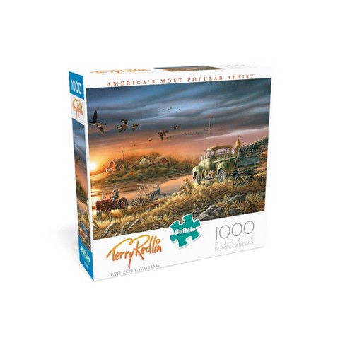 Buffalo Games Terry Redlin Patiently Waiting Jigsaw Puzzle 1000pc Target