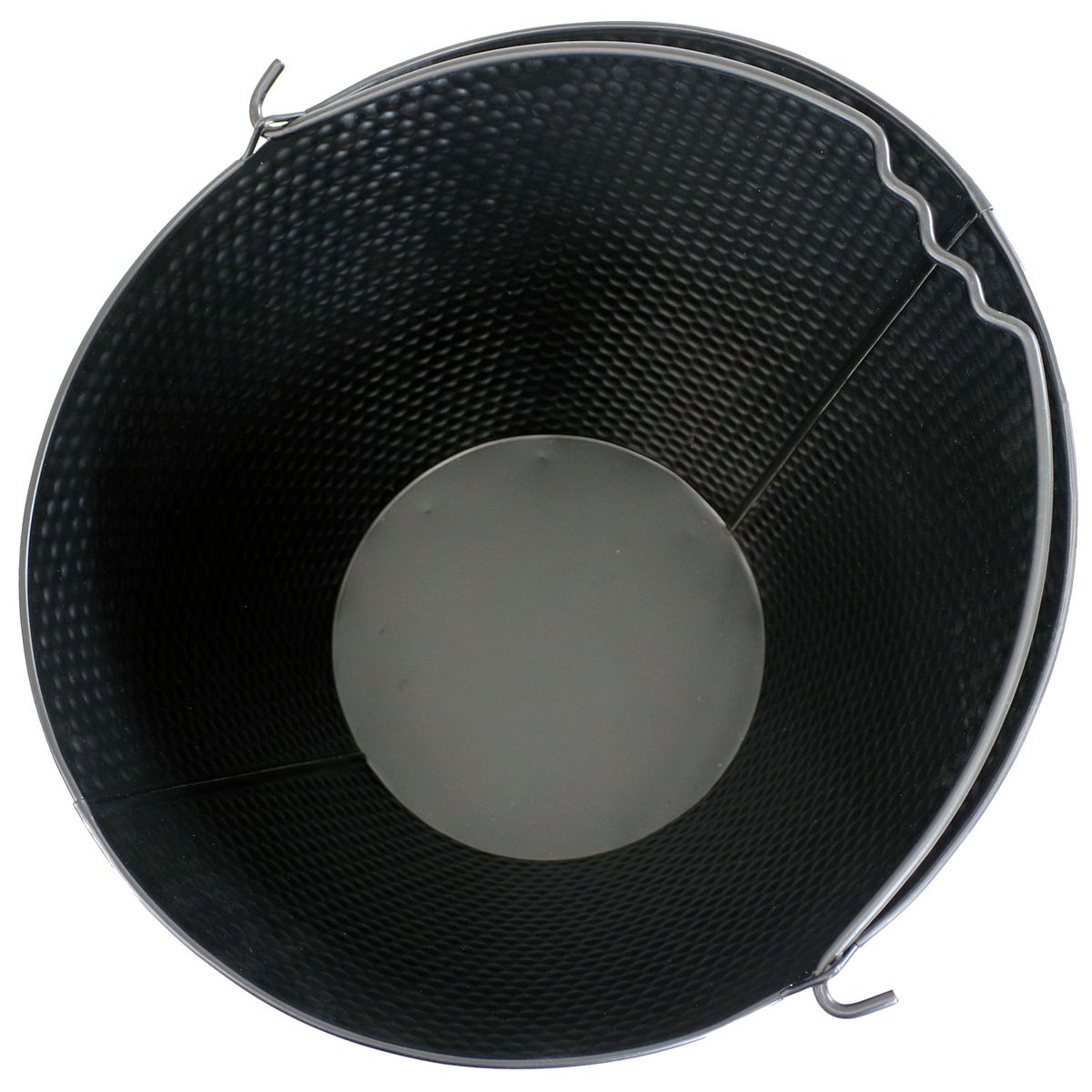 Sunnydaze Indoor/Outdoor 5-Gallon Iron Coal and Ash Bucket with Shovel and Brush - Black - thumbnail 6