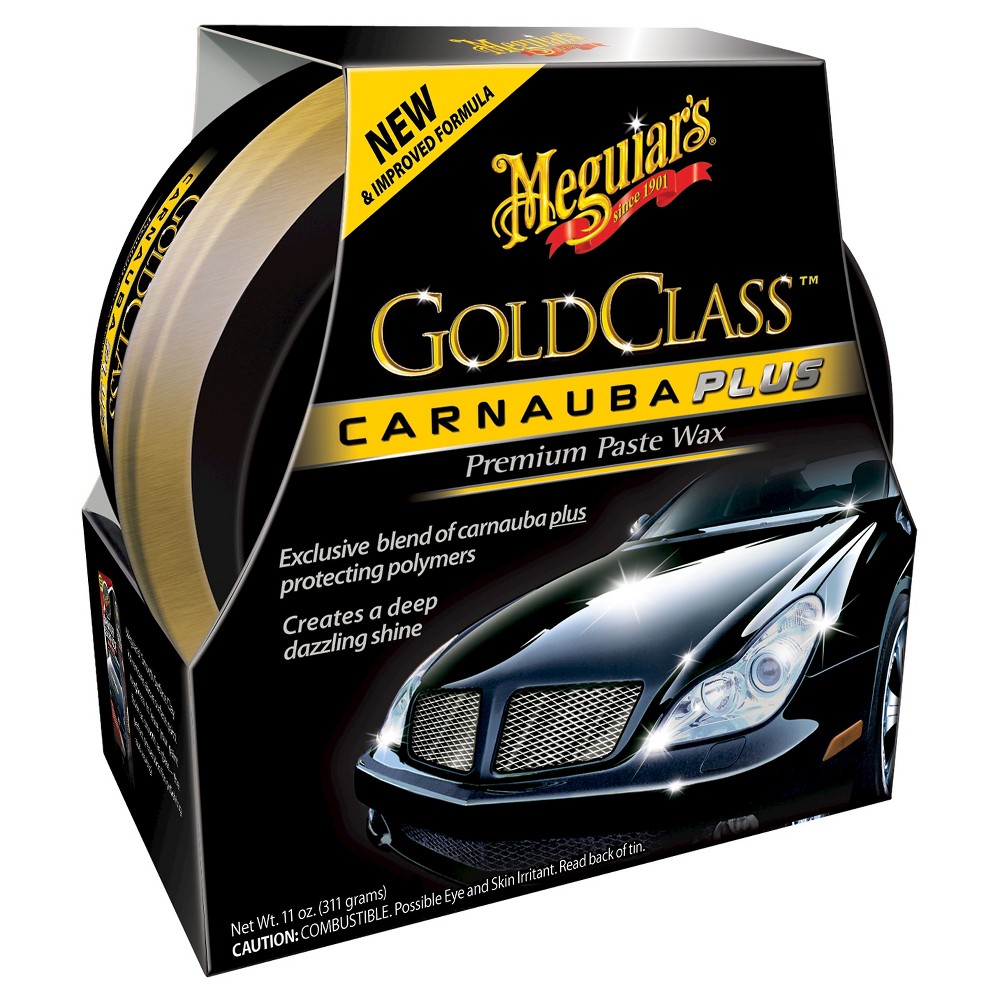 Meguiar's Gold Class Carnauba Plus Premium Paste Wax, G7014J, 11 Oz, Paste