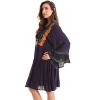 Riviera Sun Womens Short Flowy Casual Cover-Up Sundress with Embroidery - 2 of 3
