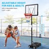 Portable Basketball Hoop, Indoor Basketball Hoop Outdoor 10ft Adjustable, Basketball Goals for Youth & Adults in Backyard/ Driveway, 44" Backboard - 3 of 4