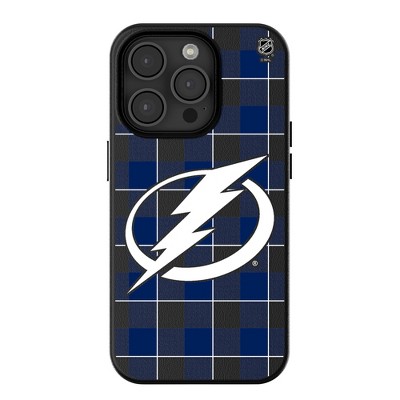 Keyscaper NHL Plaid MagSafe Compatible Cell Phone Case for iPhone 15 Plus