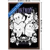 Trends International Pokémon: Spooky Vibes - Group Framed Wall Poster Prints Mahogany Framed Version 22.375" x 34" - 3 of 4