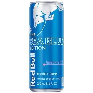 Red Bull Sea Blue Edition Energy Drink - 8.4 fl oz Can - 1 of 4