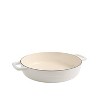 Martha Stewart 3.5qt Enameled Cast Iron Braiser with Lid - image 2 of 4