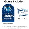 Big Dot of Happiness Hanukkah Menorah - How Many Candies Chanukah Holiday Party Game - 1 Stand and 40 Cards - Candy Guessing Game - image 3 of 4