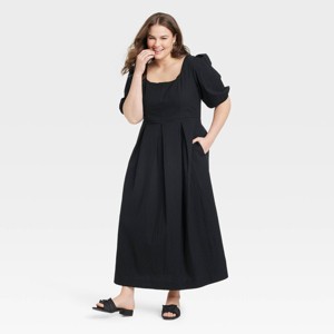 Women's Short Sleeve Midi Dress - A New Day™ - 1 of 3