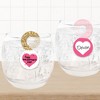 Big Dot of Happiness Be My Galentine - Galentine's & Valentine's Day Party Paper Beverage Markers for Glasses - Drink Tags - Set of 24 - 3 of 4