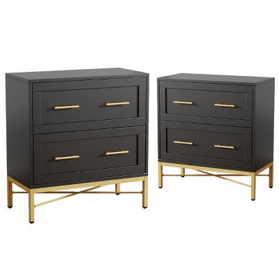 Tribesigns 2 Drawer File Cabinet, Modern Lateral Filing Cabinet