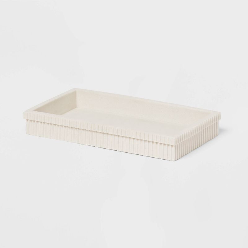 Ribbed Bath Tray White - Room Essentials&#8482;, 4 of 12