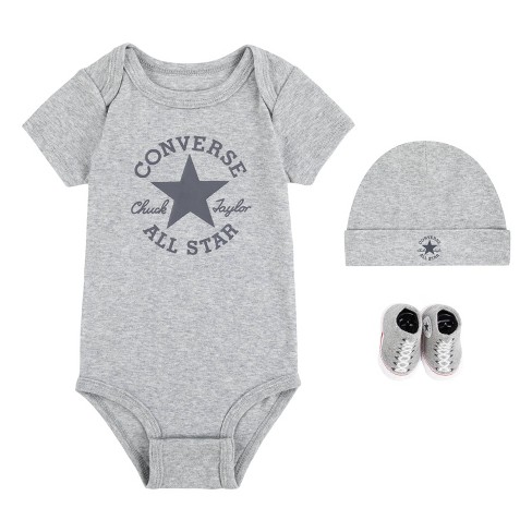 Converse baby hat and socks set best sale