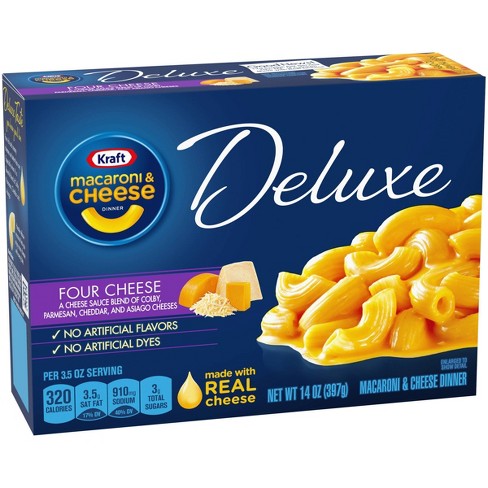 Kraft Macaroni Cheese Deluxe Four Cheese 14oz Target