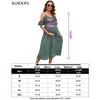 Maternity Dress Women's Off Shoulder A Line Casual Maxi Dress Photography Dress for Babyshower - 4 of 4