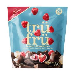 Tru Fru White & Dark Chocolate Frozen Whole Raspberries  - 8oz