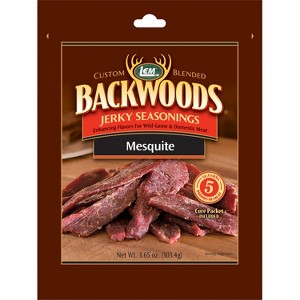 LEM Backwoods Jerky Seasoning, Mesquite, Bagged - Case of 6 - 3.65 oz - 1 of 2