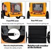 SEVOBAL Pet Strollers Outdoor Heavy Duty Collapsible Pet Bike Trailer Universal Hitch Foldable DogCargo Carrier Cart, Orange, 42.52"*31.5"*27.56" - 4 of 4