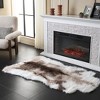 Faux Sheep Skin FSS116 Power Loomed Indoor Rugs - Safavieh - 2 of 4