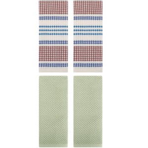 REGALWOVEN 4 Pcs Cotton Soft Absorbent Waffle Hand Towel for Home - 1 of 4